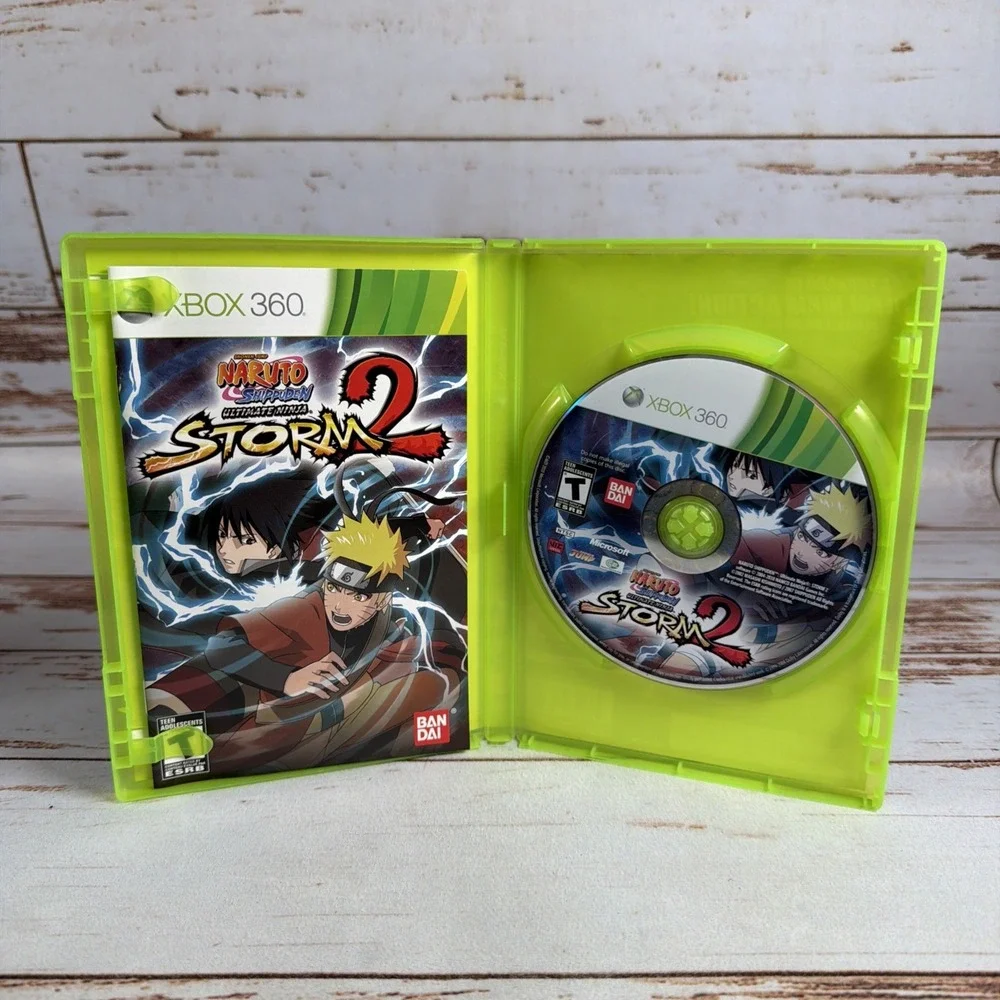 Naruto Shippuden Ultimate Ninja Storm 2 Microsoft Xbox 360 Game Tested